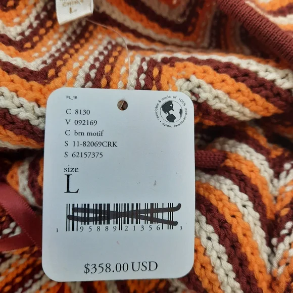 RONNY KOBO Tasseled crochet-knit halterneck mini dress NWT